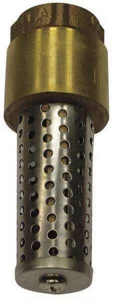 1-1/2" FNPT Low Lead Brass Spring Foot Valve