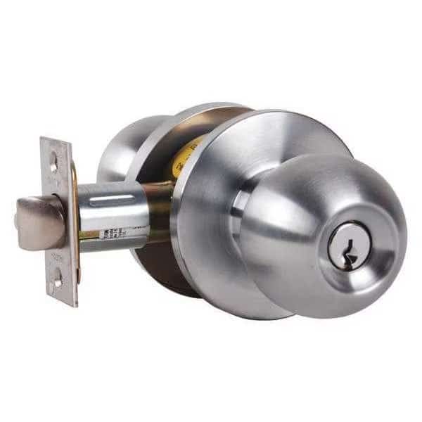 Knob Lockset,Mechanical,Storeroom,Grd. 2 , Mfr#: W581CP6D HAN 626 KD