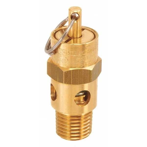 Air Safety Valve,1/4" Inlet, 150 psi, Mfr#: ST25-0A150, CONTROL DEVICES