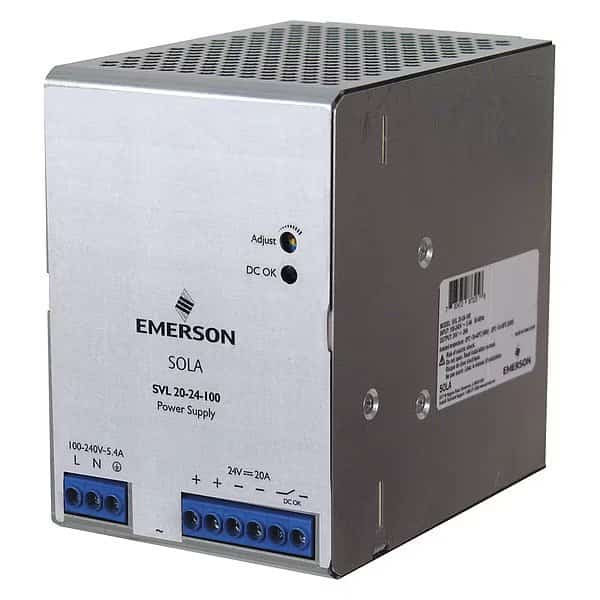 Din Rail Power Supply, 20 A, 480 W