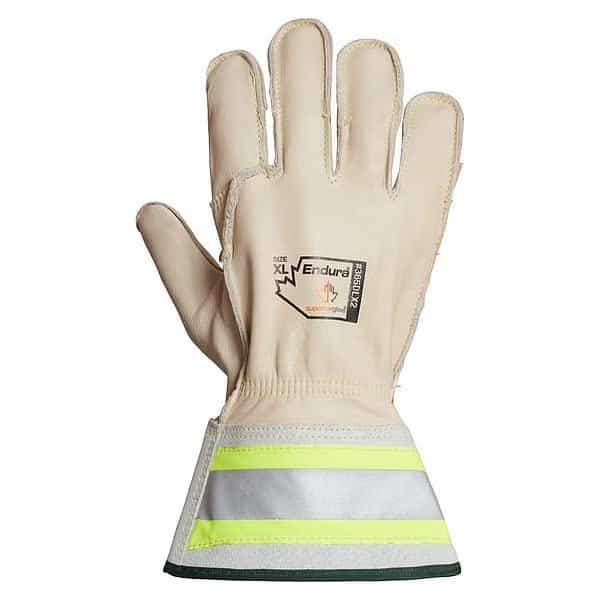 Gloves,White,L Glove Size,PR, Mfr#: 365DLX2L, ENDURA