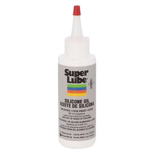 4 oz. Silicone Oil Bottle, ISO Viscosity, Silicone