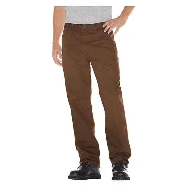 Men's Relaxed Fit Heavyweight Carpenter Jeans, 30 in, Rinsed Timber, 100% Cotton