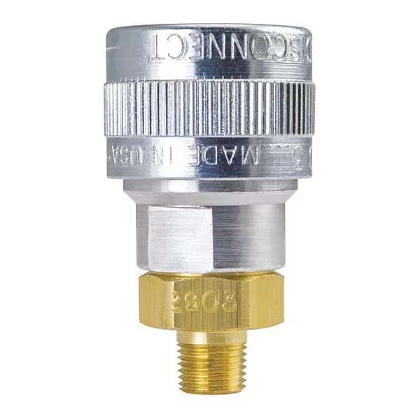 Socket, Schrader Stndr, 303 Stainless, 1/4"