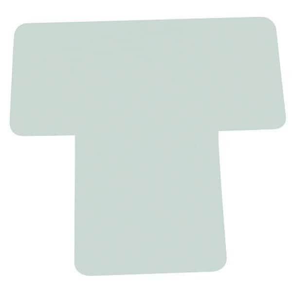 T Symbol, 6", White, PK20