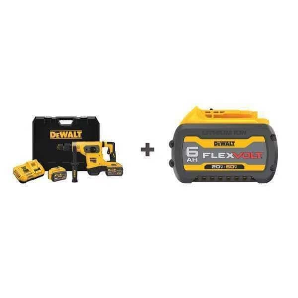 Rotary Hammer, 60.0V, SDS Max Chuck, Li-Ion