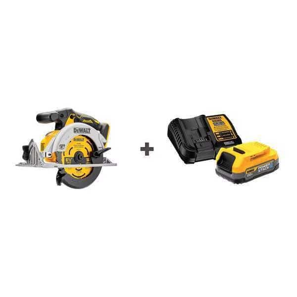 Circular Saw, 20V DC, 5/8 in Arbor