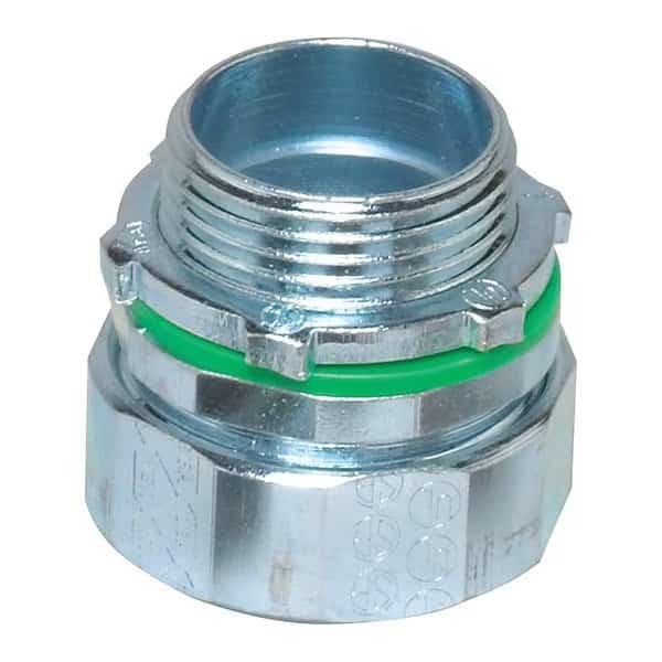 Liqua-Seal Conn, 4", Zinc Plated Steel, Remke, Mfr#: LMM-101
