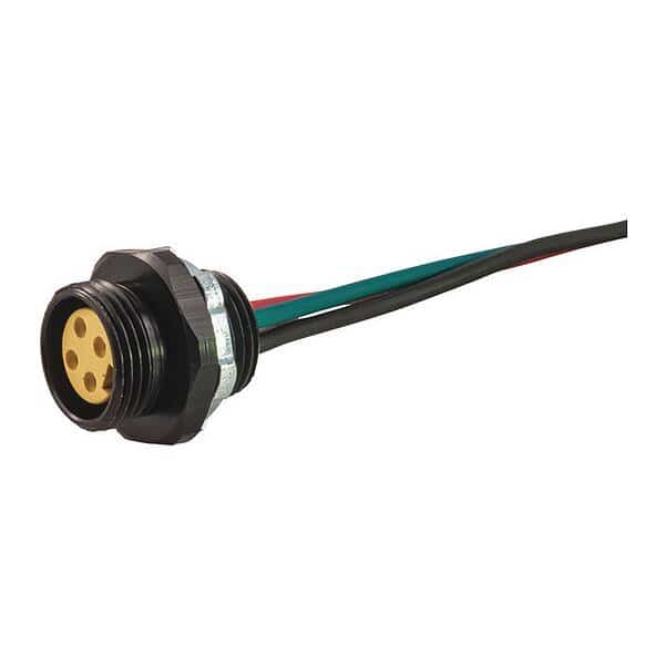 Receptacle,MiniFemale,5 Pole,1 ft., Mfr#: 105Q0010M, TUFF-LINK