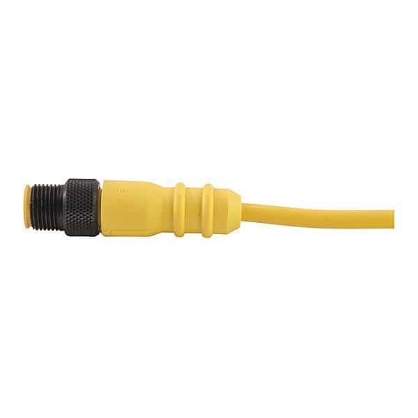 Cordset, Single Key, PUR, M, 3 Pole, 6.6 ft., REMKE, Mfr# 503E0066AL