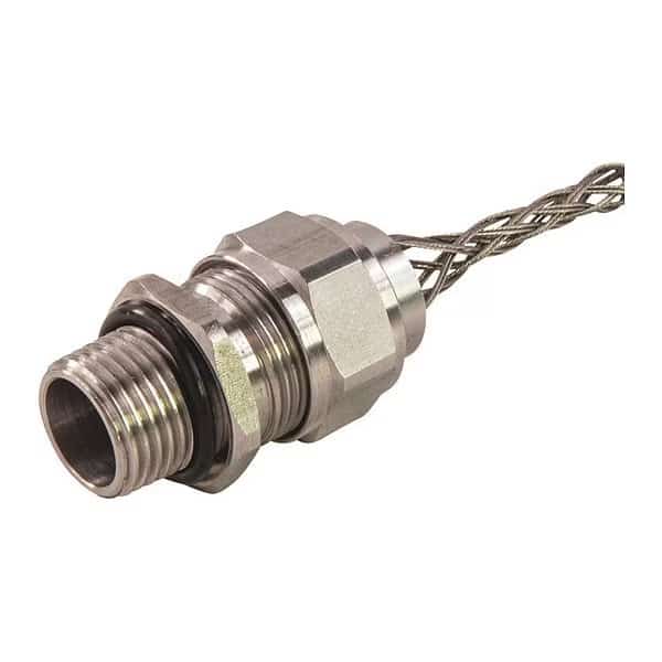 Cord Grip, SS, 1/2" NPT, .438-.500, Mesh, REMKE, Mfr# RSSS-108-E