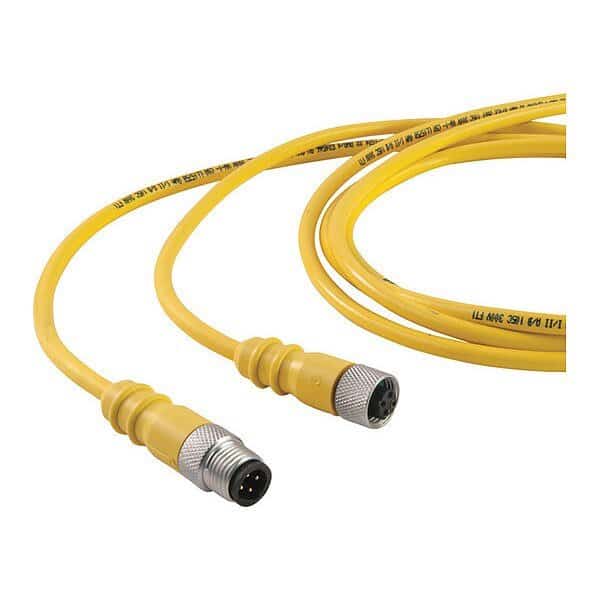 Cordset, Dual Key, PUR, M/Fem, 5 Pole, 20 ft., REMKE, Mfr# 405K0200AK