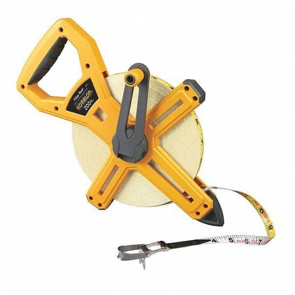 200 ft. Open Reel Tape Measure, 1/2" Blade
