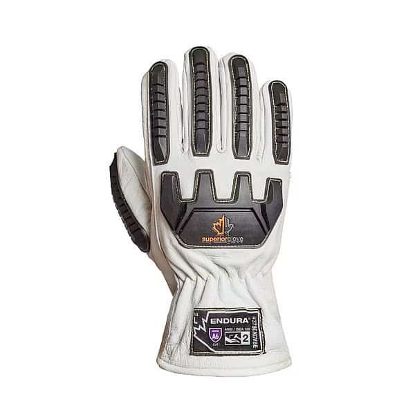 Work Gloves, Drivers, 3XL, Leather, PR