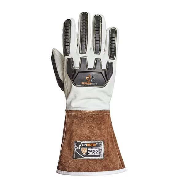 Work Gloves, Drivers, S, Leather, PR
