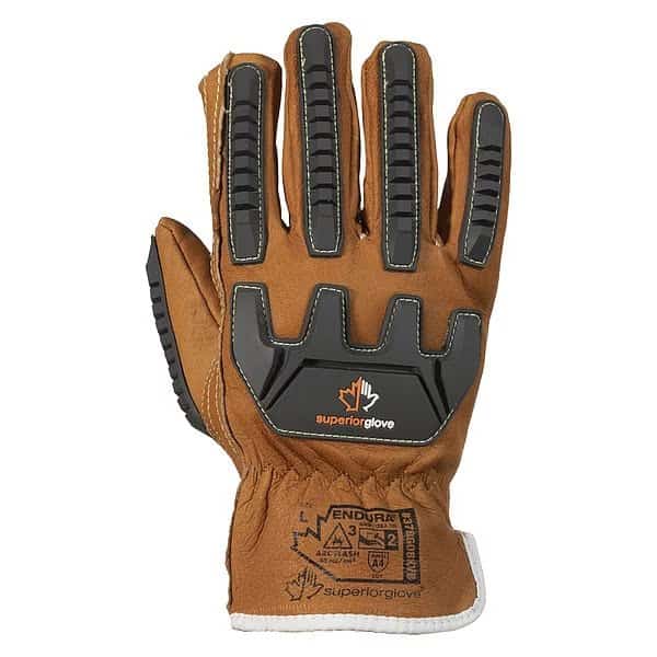 Arc Flash Driver Glove, Goat Grain, 2XL, PR