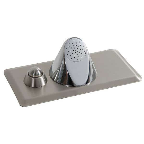 Metering Ligature Resistant Bathroom Faucet, 2" Mount, 2 Hole, Chrome
