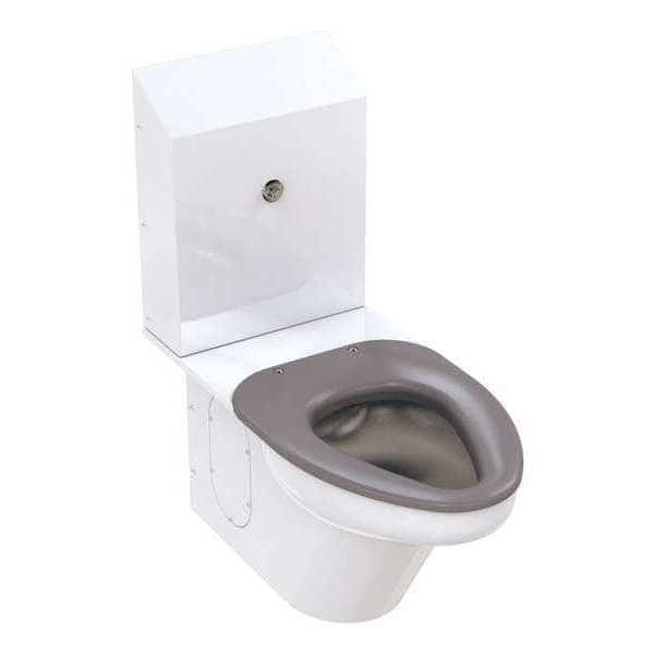 Ligature Resistant Toilet, 1.6 gpf, Not Applicable, Floor Mount, Elongated, White