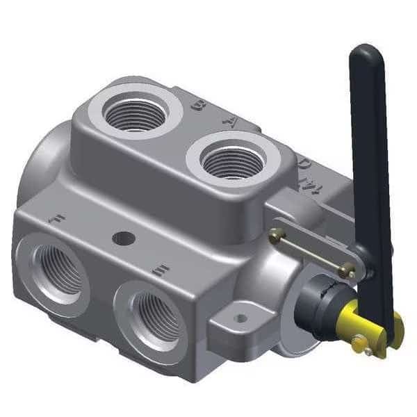 Hydraulic Selector Valve, 6 Way, PARKER GRESEN, Mfr# DS-75