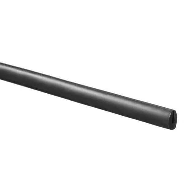 Rubber Edging, Neoprene, 10 ft Length, Non-Adhesive Backing, 11/64 in Overall Width, Style: G