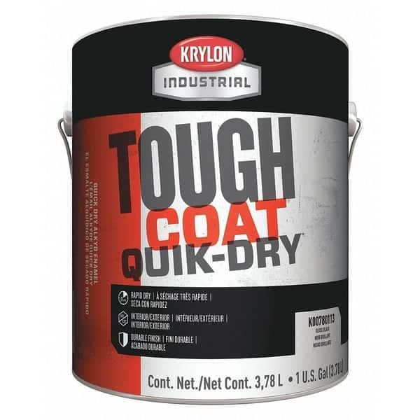Enamel Paint,White Base,1 gal.,10 min., Mfr#: K00787250-16, KRYLON