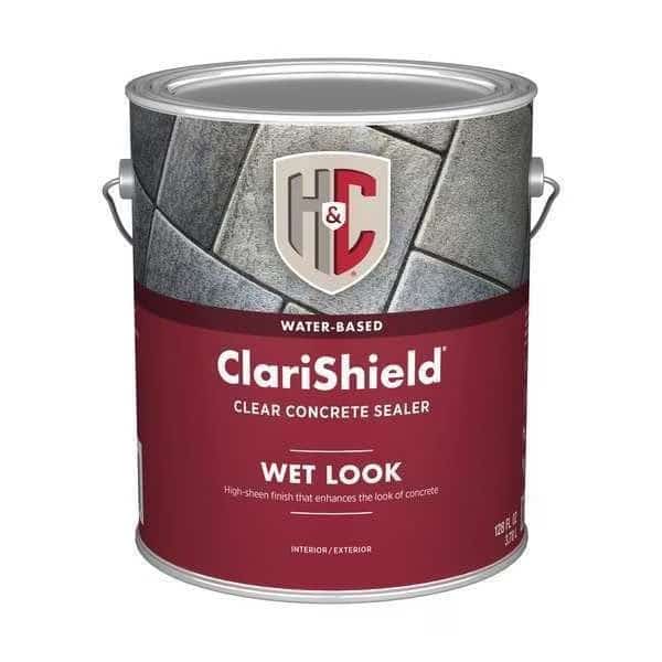 Concrete Dustproofer Floor Sealer, Gloss Finish, Clear, Water Base