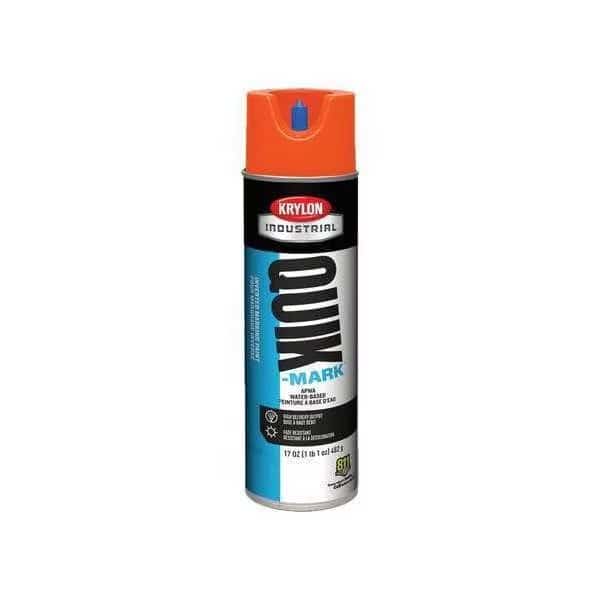 Inverted Marking Paint, 17 oz., Orange, Water -Based