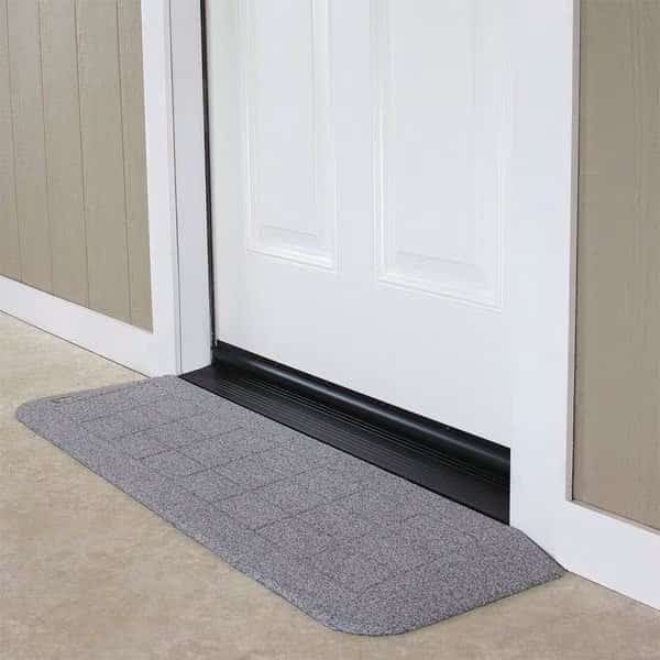 ADA Ramp, 1-1/8" H, 12-1/4" L, 42" W, Gr