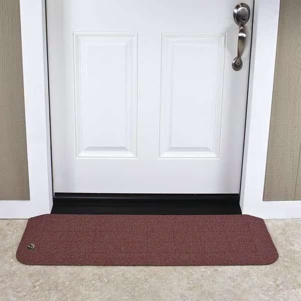 ADA Ramp, 1-1/8" H, 12-1/4" L, 42" W, Red