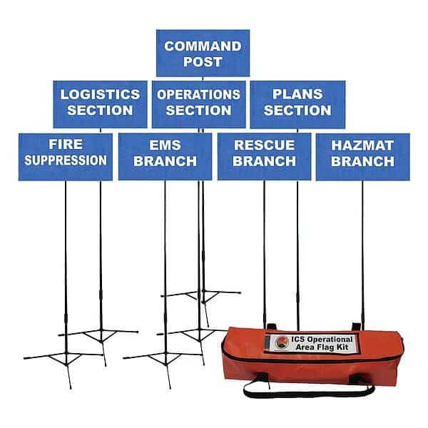 Operational Area Flag Kit, 24 Pcs