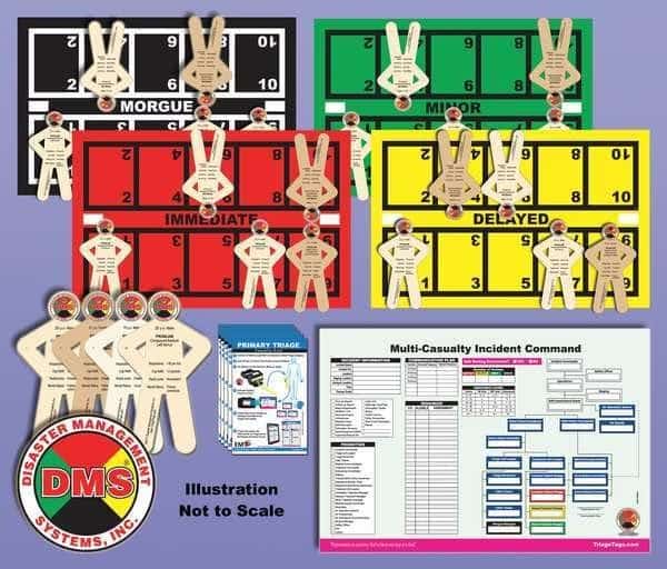 Tabletop MCI,Multi-Casualty Incident, Mfr#: DMS 05844, DMS