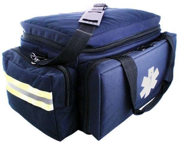 Trauma Bag, Polypropylene, 17 1/2 in L, 10 in W, Blue