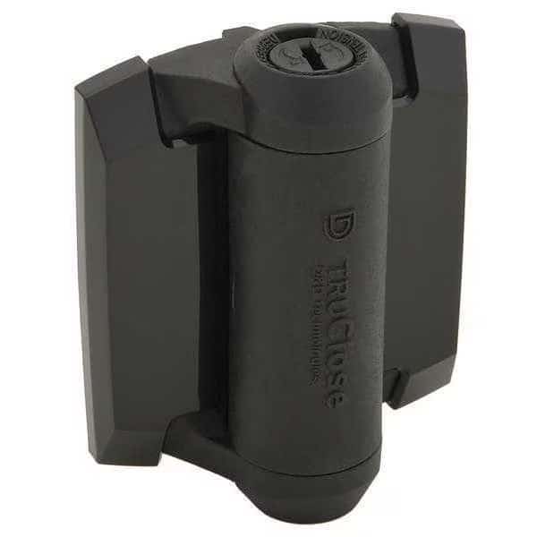 Adjustable Spring Gate Hinge, Matte, PR, TRUCLOSE, Mfr# TCA1S3BT