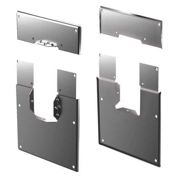Ezpath Series 33 - Retro Fit Plate, Steel, Galvanized Finish, Silver