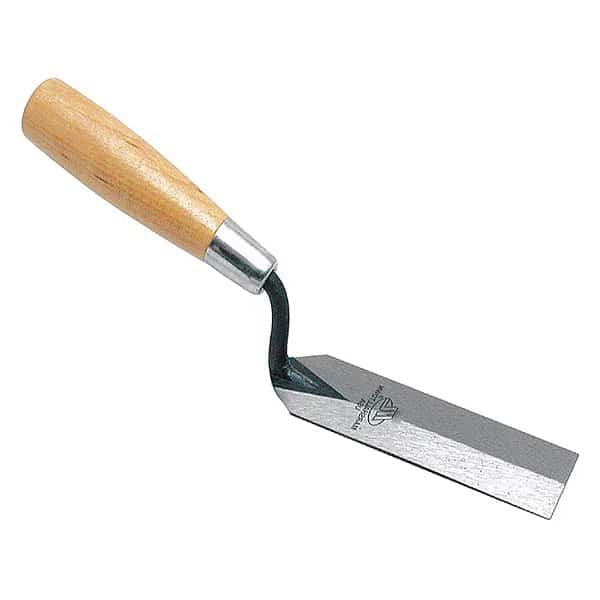 Margin Trowel, 10-3/8in.L, Wood Handle, Marshalltown, Mfr#: 52