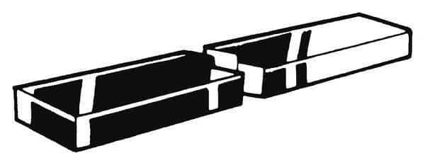 Undersized Key Stock, C45K Steel, Plain, 1000 mm L, 10 mm W, 8 mm H