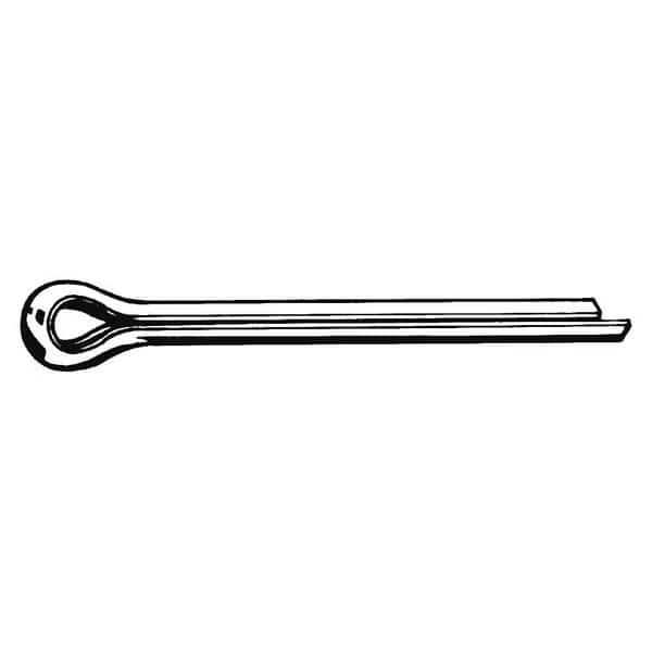 Cotter Pin, 6.3mmDx32mm L, Steel, PK25