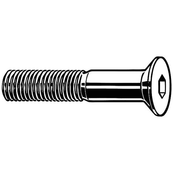 M10-1.50 Socket Head Cap Screw, Flat, Plain 18-8 Stainless Steel, 70 mm Length, 25 PK