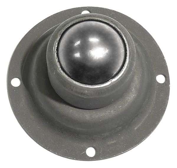 Ball Transfer, Flange, 1In Ball Dia