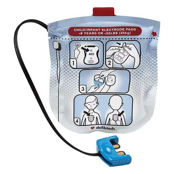 Pediatric Electrode Pads, 7 In. L, PR