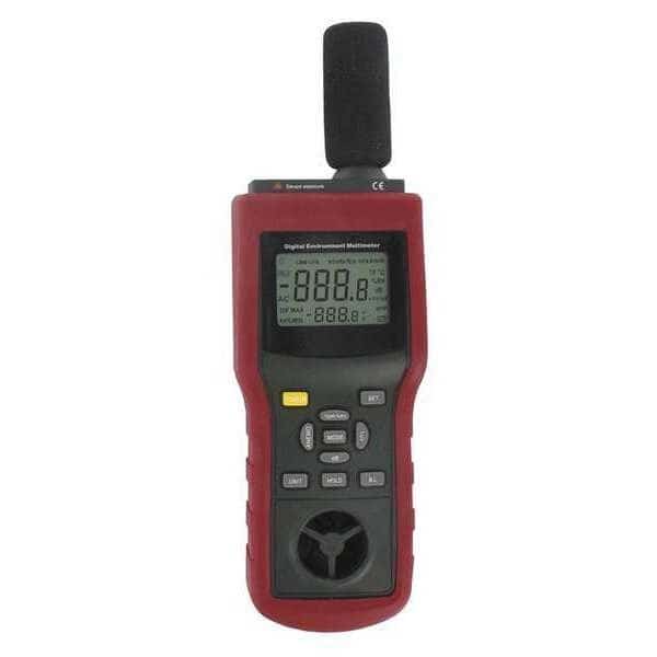 Multifunction environmental meter.