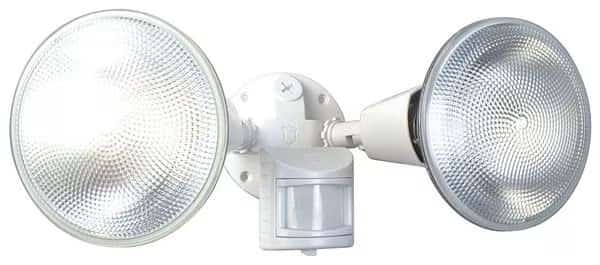 Motion Light, 110 Degree, 60 ft., Wht, 9in L