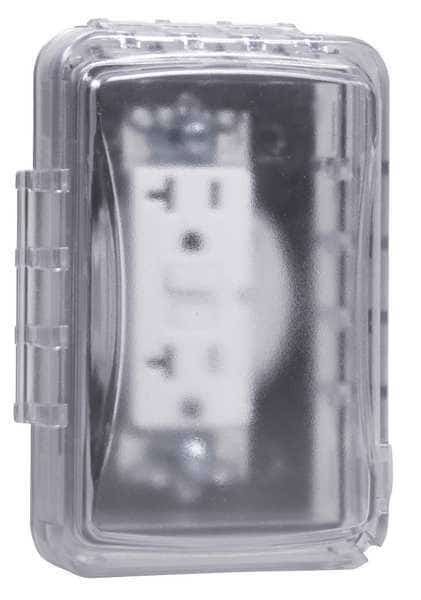 1 Gang -Gang Multi-directional Weatherproof Cover, , Polycarbonate
