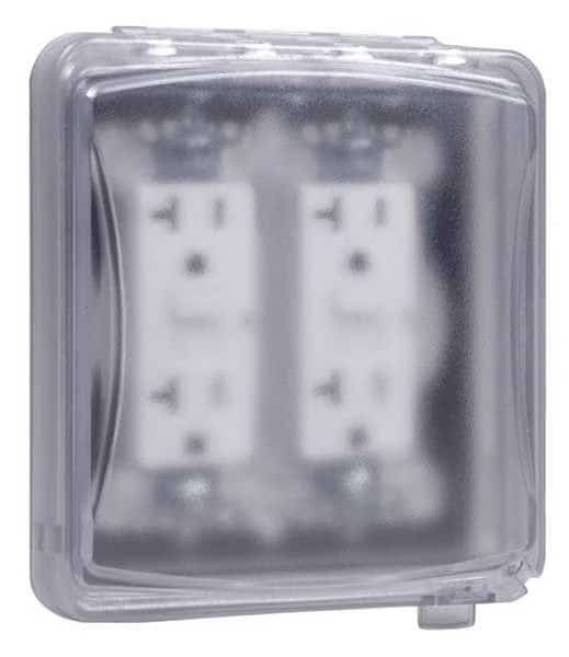 Weatherproof Flip Cover,Clear, Mfr#: MM1410C, TAYMAC