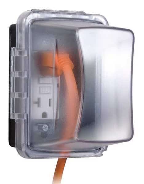 1 Gang -Gang Multi-directional Weatherproof Cover, , Polycarbonate