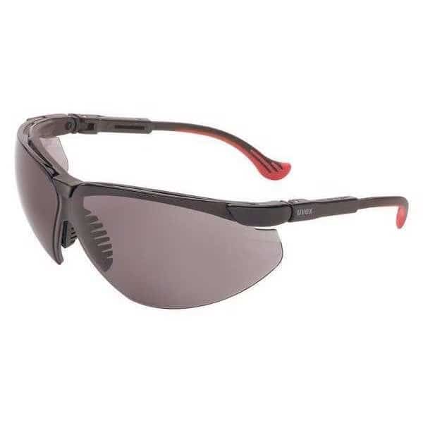 Genesis XC, Safety Glasses Anti-Fog, Hydrophilic, Hydrophobic, Anti-Scratch, Gray Lens, Half-Frame