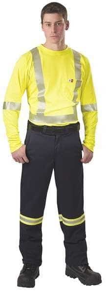 FR Crewneck Shirt,16.4 cal./cm2,M,Yellow, Mfr#: SRT5PY6-MR-YEL, BIG BILL