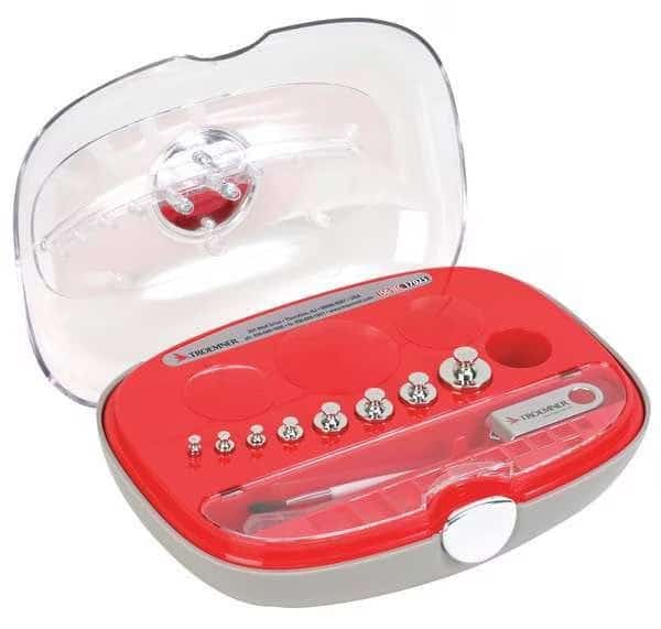 Precision Weight, 50g to 1g, Class 2, 8 pcs