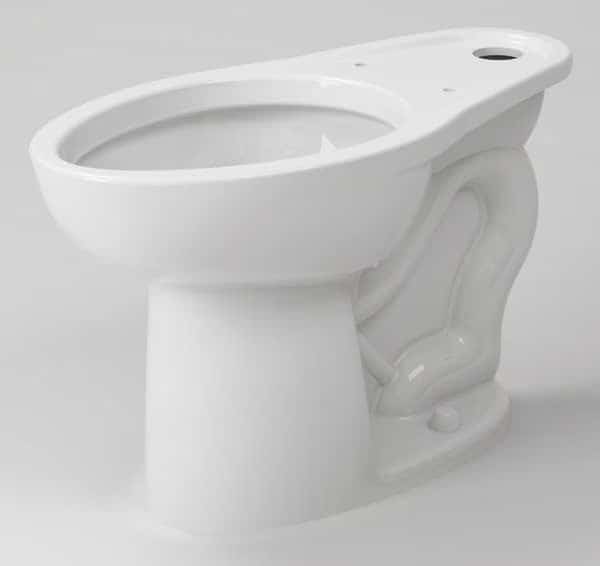 Flush Valve Toilet, 1.1 gpf, Flushometer, Floor Mount, Elongated, White