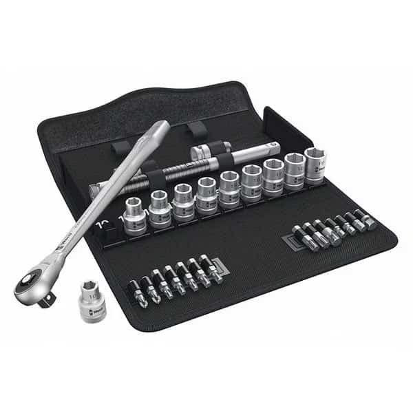 Skt Wrch St, Chrm, 6Pt, 10 - 19 mm, Mfr#: 5004077001, WERA
